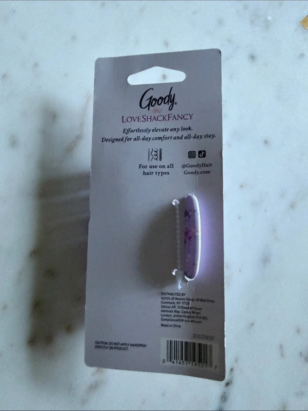 Loveshackfancy target Hair Accessory Set - Sleep Mask, Scrunchie & Clips